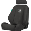 Black Duck black canvas seat cover for 4WD and work vehicle seats