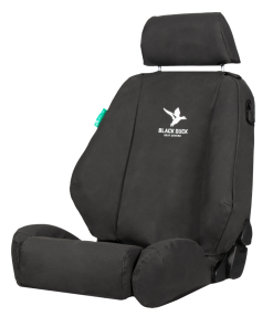 Black Duck black canvas seat cover for 4WD and work vehicle seats
